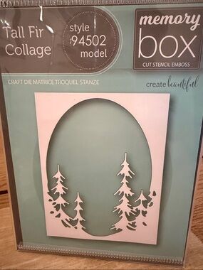 Memory Box Tall Fir Collage Die